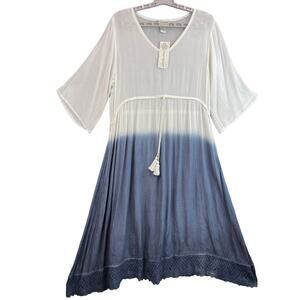 Cute Option Women's Dress Size Medium Embroidered Lace at Hemline